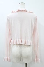 画像2: Alice Mashiro / TT*MAAリボンニット ボレロ L ピンク H-26-08-17-058-LO-TO-NS-ZH (2)