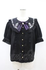画像1: Amavel / Magical Cosmic Cosmetic 半袖ブラウス Free ブラック H-26-08-17-062-CA-BL-NS-ZH (1)