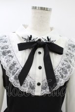 画像3: NIBBLE POISON / 猫刺繍ブロッキングワンピース M ブラック H-26-08-17-019-LO-OP-NS-ZH (3)
