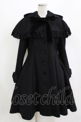 Preview of "Blanchette"ケープコート M 黒