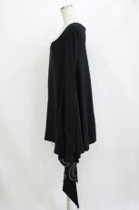 画像2: STIGMATA / サイドロングカットワンピース M 黒 H-26-08-19-1026-PU-OP-AK-ZH (2)