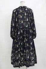 画像3: Jane Marple / The nursery Alice tablier dress M ネイビー H-26-08-19-1004-JM-OP-AK-ZH (3)