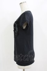 画像2: STIGMATA / プリント半袖カットソー  黒 H-26-08-19-1033-PU-TO-AK-ZH (2)