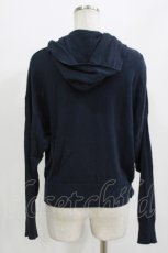 画像3: Jane Marple Dans Le Salon / Cotton cashmere bow ribbon hoodie M ネイビー H-26-08-19-1055-JM-TO-AK-ZH (3)