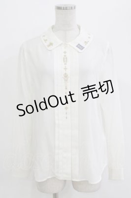 Preview of Royalモチーフembroideryブラウス M オフ