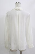 画像3: Jane Marple / Royalモチーフembroideryブラウス M オフ H-26-08-19-1056-JM-BL-AK-ZH (3)