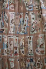 画像4: Jane Marple / Alphabet chromos sheer tuck skirt M カフェラテ H-26-08-19-1007-JM-SK-AK-ZH (4)