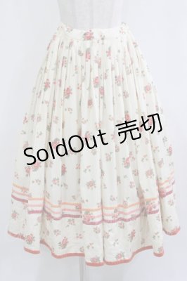 Preview of Rosy diary peasant skirt M アイボリー
