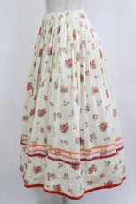 画像2: Jane Marple Dans Le Salon / Rosy diary peasant skirt M アイボリー H-26-08-19-1008-JM-SK-AK-ZH (2)