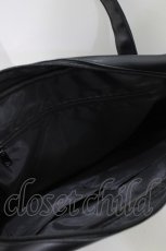 画像3: NieR Clothing / クリアポケット付きバッグ  黒 H-26-08-19-1066-PU-BG-AK-ZH (3)