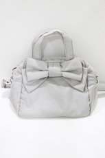 画像2: Jane Marple / Shoulder ribbon bag  シルバーグレー H-26-08-19-1067-JM-BG-AK-ZH (2)