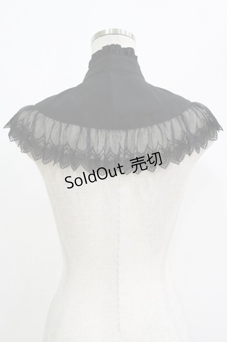 画像2: Sheglit / Serena Detachable Collar  黒 H-26-08-19-1068-EL-ZA-AK-ZH (2)