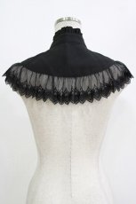 画像2: Sheglit / Serena Detachable Collar  黒 H-26-08-19-1068-EL-ZA-AK-ZH (2)
