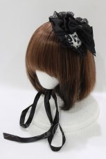 画像1: AVENCHUMU / Love heart's cake head dress  レオパード×黒 H-26-08-19-1072-LO-ZA-AK-ZH (1)