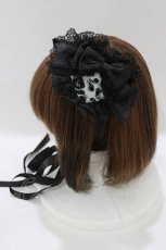 画像2: AVENCHUMU / Love heart's cake head dress  レオパード×黒 H-26-08-19-1072-LO-ZA-AK-ZH (2)