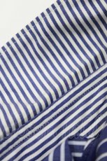 画像4: Jane Marple Dans Le Salon / Stripe Loverシャツワンピース M ブルー H-26-08-19-1011-JM-OP-AK-ZH (4)