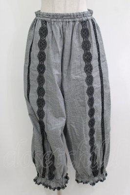 Preview of Folklore lace drawers M ブラックチェック