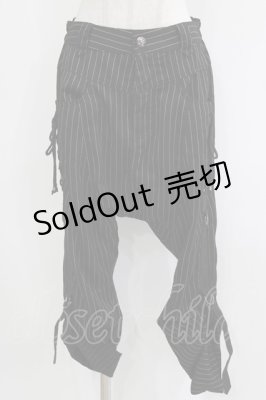 Preview of ストライプパンツ F 黒