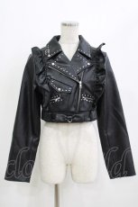 画像1: AVENCHUMU / Bad princess riders jacket FREE 黒 H-26-08-19-1019-LO-JA-AK-ZH (1)