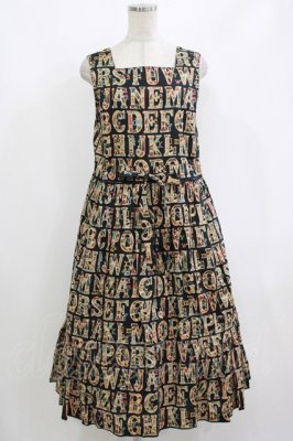 Preview of Alphabet chromos sleeveless dress M チャコールグレー