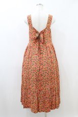 画像2: Jane Marple / Wild cherryストラップドレス M コーラル H-26-08-20-036-JM-OP-AK-ZH (2)
