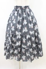 画像1: Melody BasKet / Ribbon Roseスカート M チャコールグレー H-26-08-20-038-LO-SK-AK-ZH (1)