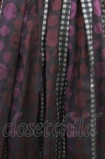 画像3: Jane Marple / Victorian Jacquardリボンスカート M パープル H-26-08-20-039-JM-SK-AK-ZH (3)