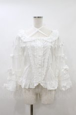 画像1: BABY,THE STARS SHINE BRIGHT / Cutie Whipped cream parfaitブラウス Free オフ白 H-26-08-20-1026-BA-BL-NS-ZH (1)