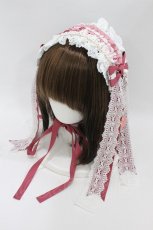 画像1: BABY,THE STARS SHINE BRIGHT / Elegant Rococoヘッドドレス  ローズピンク H-26-08-20-1004-BA-AC-NS-ZH (1)