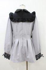 画像2: DearMyLove / レース重ねハートバックルベルトワンピース L グレー H-26-08-20-1027-GO-OP-NS-ZH (2)