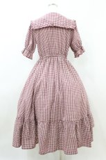 画像2: m petit by misako / AM*ギンガムCHKワンピース M レッド H-26-08-20-1031-LO-OP-NS-ZH (2)