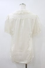 画像2: axes femme / ストライプブラウス M 生成り H-26-08-20-1056-AX-BL-NS-ZH (2)