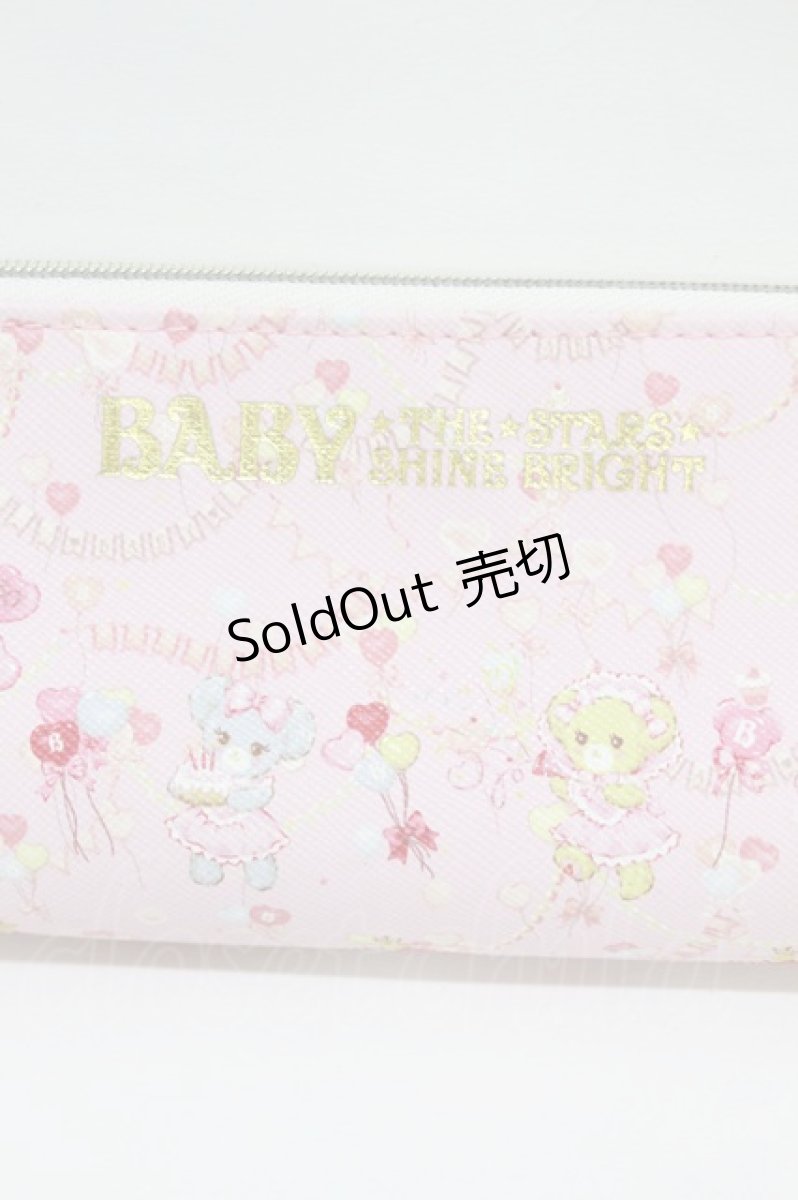 画像3: BABY,THE STARS SHINE BRIGHT / なかよしくみゃちゃんのBABYAnniversary柄ポーチ  ピンク H-26-08-20-1011-BA-ZA-NS-ZH (3)