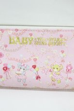 画像3: BABY,THE STARS SHINE BRIGHT / なかよしくみゃちゃんのBABYAnniversary柄ポーチ  ピンク H-26-08-20-1011-BA-ZA-NS-ZH (3)