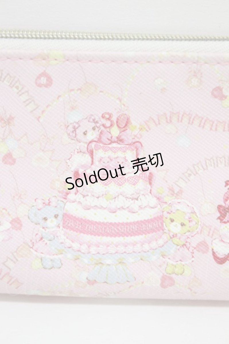 画像4: BABY,THE STARS SHINE BRIGHT / なかよしくみゃちゃんのBABYAnniversary柄ポーチ  ピンク H-26-08-20-1011-BA-ZA-NS-ZH (4)