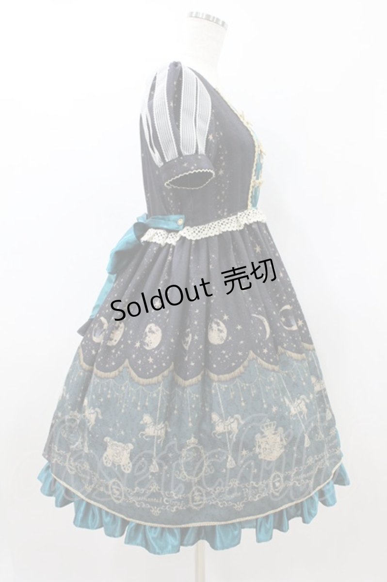 画像3: ALICE and the PIRATES / 永遠に夢見る星影パレード柄ワンピース Free ブラック H-26-08-20-1017-PA-OP-NS-ZH (3)