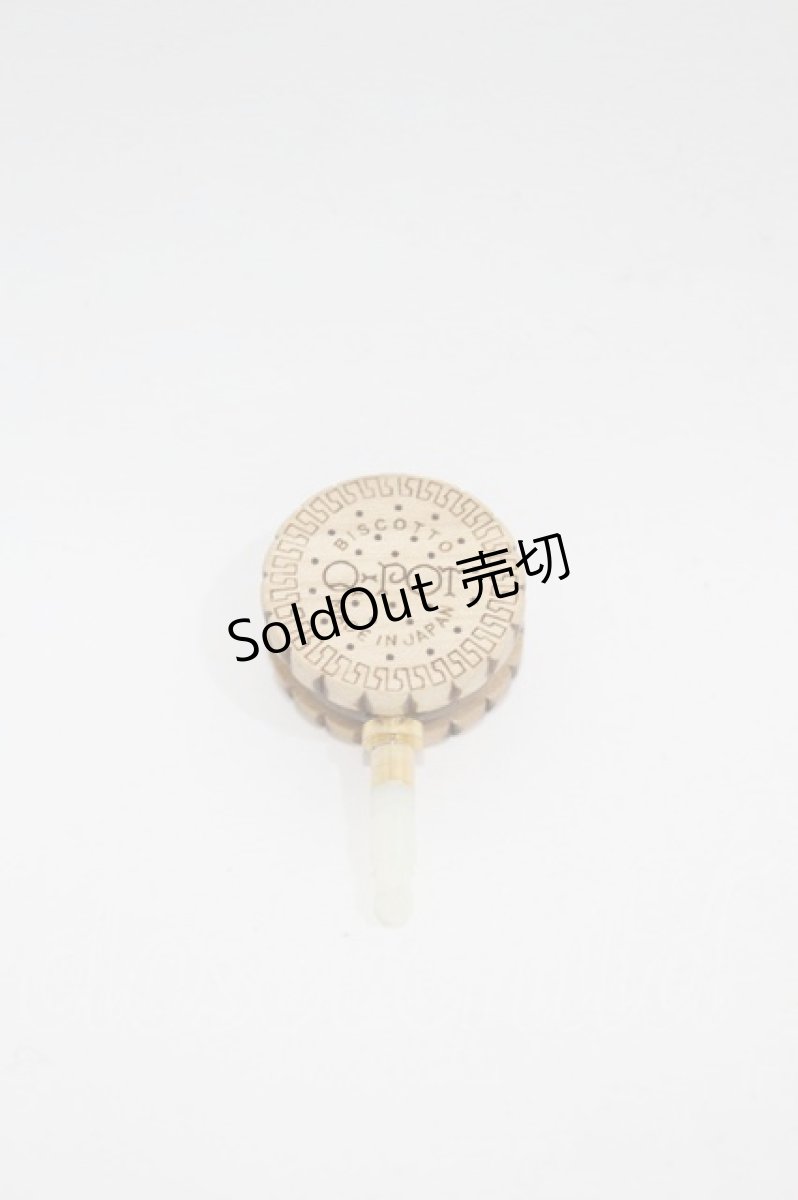 画像1: Q-pot. / Sweet Jack Charm - Round Milk Biscuit  ブラウン H-26-08-20-014-QP-ZA-AK-ZH (1)