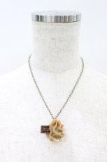 画像2: Q-pot. / chocolate whipe necklace  ブラウン H-26-08-20-022-QP-AC-AK-ZH (2)