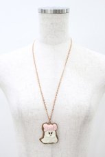 画像2: Q-pot. / 高島屋新宿店・横浜店限定ゴーストクッキーネックレス  白×ピンク H-26-08-20-023-QP-AC-AK-ZH (2)