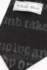 画像4: h.naoto Blood / 刺繍ネクタイ  黒 H-26-08-20-027-HN-ZA-AK-ZH (4)