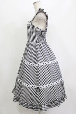画像2: Cherirulu Chocola / MYギンガムレース M ブラック H-26-08-21-024-LO-OP-NS-ZH (2)