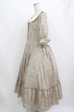画像2: m petit by misako / NINA’S/トワルドジュイワンピース 4L ベージュ H-26-08-21-025-LO-OP-NS-ZH (2)