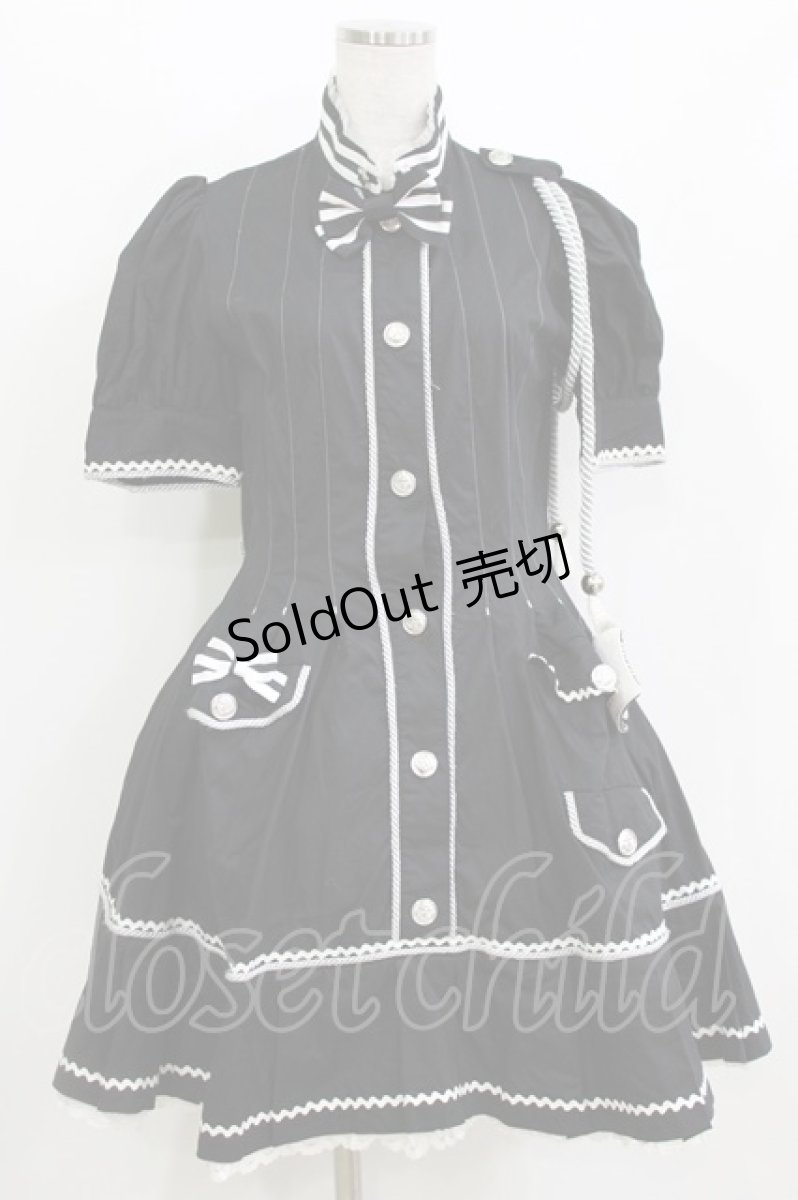 画像1: ALICE and the PIRATES / Toy’s March ワンピース Free ブラック H-26-08-21-030-PA-OP-NS-ZH (1)