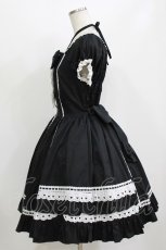 画像2: Angelic Pretty / おめかしジャボワンピース Free ブラック H-26-08-21-003-AP-OP-NS-ZH (2)