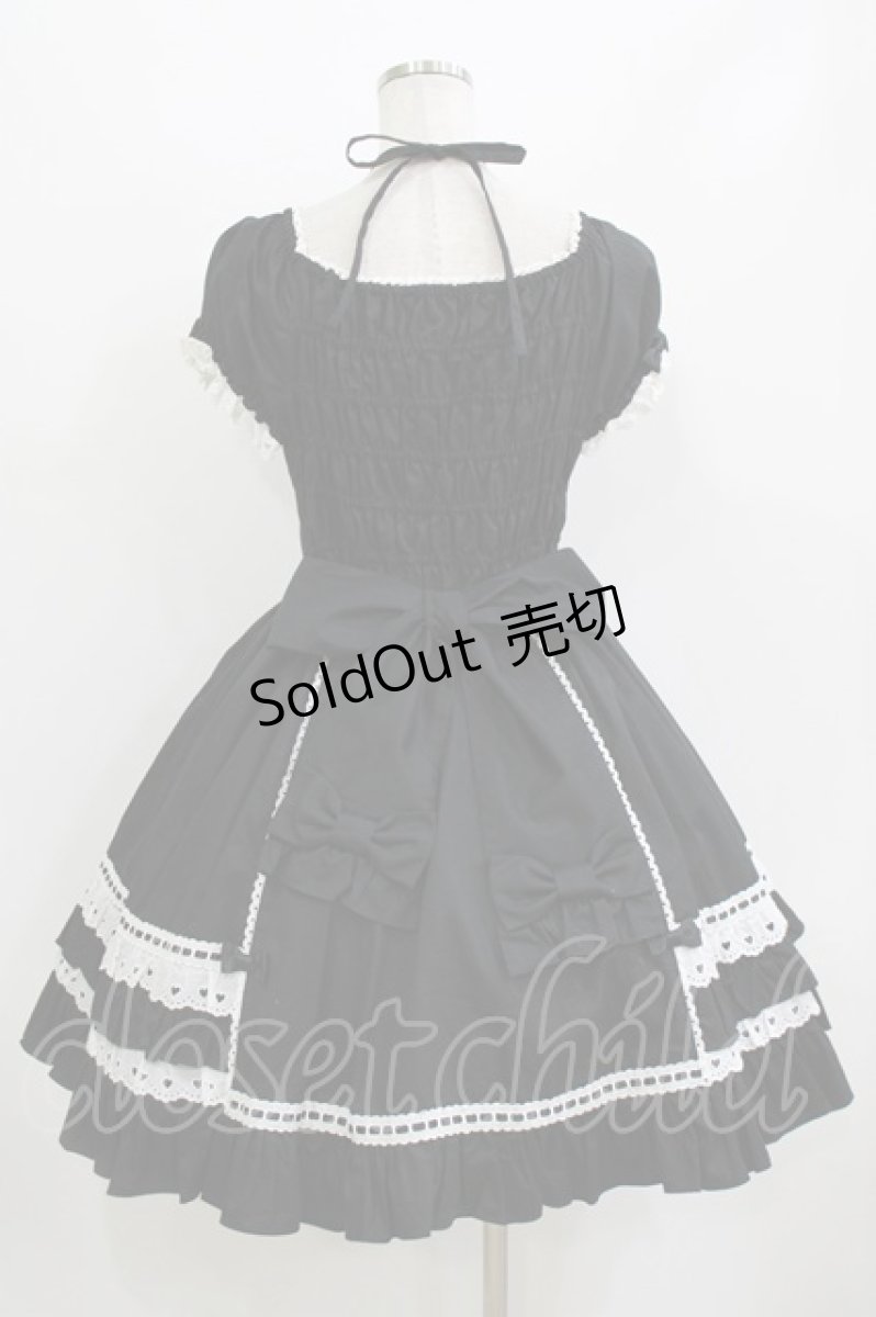 画像3: Angelic Pretty / おめかしジャボワンピース Free ブラック H-26-08-21-003-AP-OP-NS-ZH (3)