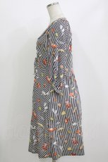 画像2: franche lippee black / オリプリワンピース M ストライプ/ファンタジー H-26-08-21-038-LO-OP-NS-ZH (2)