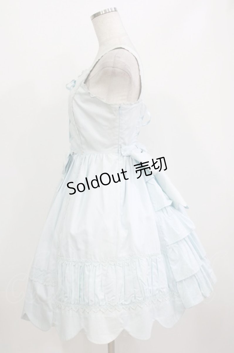 画像2: Angelic Pretty / クリーミィスカラップジャンパースカート Free サックス H-26-08-21-004-AP-OP-NS-ZH (2)