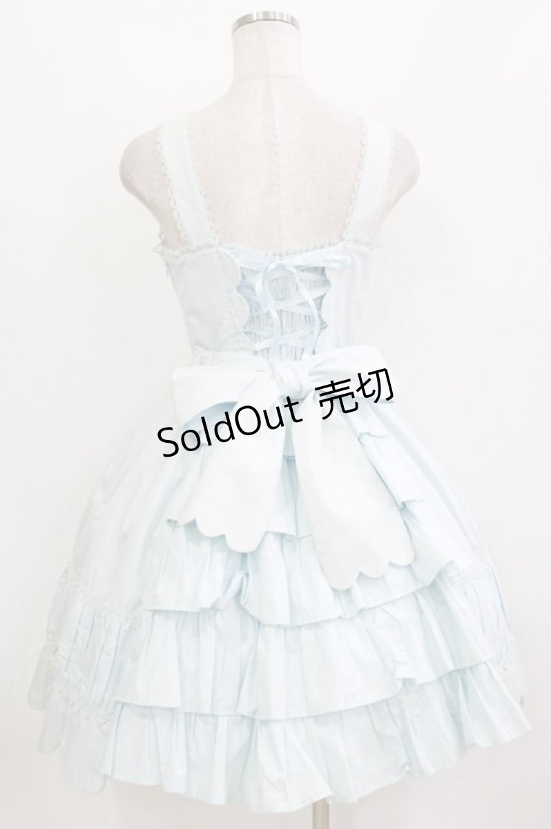 画像3: Angelic Pretty / クリーミィスカラップジャンパースカート Free サックス H-26-08-21-004-AP-OP-NS-ZH (3)