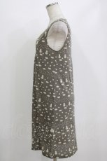 画像2: Franche Lippee / オリプリワンピース M グレー/ゆきだるま H-26-08-21-055-LO-OP-NS-ZH (2)