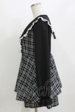 画像2: NOEMIE / チェックセットアップ M ブラック H-26-08-21-057-LO-OP-NS-ZH (2)